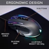 Kép 10/16 - The G-Lab Gamer Egér - KULT NITRO NEUTRON (7200 DPI, 9 gomb, makro, 1,8m kábel, RGB LED, fekete)
