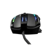Kép 2/16 - The G-Lab Gamer Egér - KULT NITRO NEUTRON (7200 DPI, 9 gomb, makro, 1,8m kábel, RGB LED, fekete)