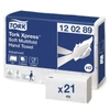 Kép 2/4 - Kéztörlő, Interfold hajtás, 2rétegű, 21csom/krt, 180lap, H2 rendszer, Advanced, TORK "Xpress® Soft Multifold", fehér