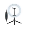 Kép 6/12 - Tracer LED Ring Lamp with Mini Tripod Black