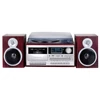 Kép 2/2 - Trevi TT 1072 E fekete retro bakelit lemezjátszó/Mini HiFi rendszer