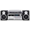 Kép 2/4 - Trevi TT 1072 E sötét fa retro bakelit lemezjátszó/Mini HiFi rendszer