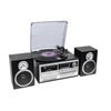 Kép 3/4 - Trevi TT 1072 E sötét fa retro bakelit lemezjátszó/Mini HiFi rendszer