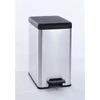 Kép 1/2 - Pedálos szemetes, 25 l, CURVER "Slim Bin", fekete-ezüst