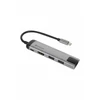 USB elosztó-HUB, USB-C/USB 3.0/HDMI/Ethernet, VERBATIM
