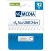 Pendrive, 32GB, USB 3.2 Gen1, alumínium ház, MYMEDIA 
