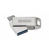 Pendrive, 64GB, USB 3.2 Gen1 + USB-C, alumínium ház, MYMEDIA 