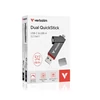 Pendrive, 512GB, USB-A/C 3.2 Gen1, VERBATIM 