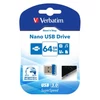 Pendrive, 64GB, USB 3.2, 80/25MB/s, VERBATIM 
