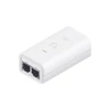 Kép 1/2 - Ubiquiti 24V 1A fehér színű POE tápegység Gigabit LAN porttal