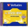 Kép 1/3 - VERBATIM DVDVU+4 DVD+RW normál tokos DVD lemez