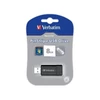Kép 7/7 - Pendrive, 8GB, USB 2.0, 10/4MB/sec, VERBATIM "PinStripe", fekete