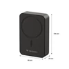 Power bank, mágneses (vezeték nélküli), 20.000mAh, VERBATIM 