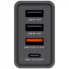 Hálózati töltő, 1xUSB-C PD (20W), USB-A QC 3.0, 2xUSB-A (10W), VERBATIM, fekete