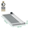 Kép 13/13 - Vágógép, görgős, A4, 8 lap, LEITZ "Precision Home A4"