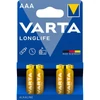 Kép 3/5 - Elem, AAA mikro, 4 db, VARTA "Longlife"