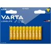 Kép 2/4 - VARTA 4103101461 Longlife AAA (LR03) alkáli mikro ceruza elem 10db/bliszter
