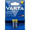 Kép 2/3 - Varta 4903121412 Longlife Power AAA (LR03) alkáli mikro ceruza elem 2db/bliszter