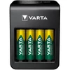 Kép 2/19 - Elemtöltő, AA/AAA/9V, 4xAA 2100 mAh, LCD kijelző, VARTA "Plug"