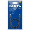 Kép 2/3 - Varta 57944101401 1m USB - Type C fekete adat- és töltőkábel