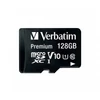 Kép 4/5 - Memóriakártya, microSDXC, 128GB, CL10/U1, 90/10 MB/s, adapter, VERBATIM "Premium"