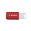 Kép 9/11 - Pendrive, 16GB, USB 2.0, VERBATIM "Databar", piros