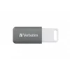 Kép 9/11 - Pendrive, 128GB, USB 2.0, VERBATIM "Databar", szürke