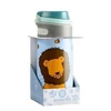Kép 2/21 - Termosz, rozsdamentes acél, 350 ml, WABO, "Oroszlán", kék