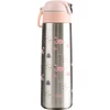 Kép 4/16 - Termosz, rozsdamentes acél, 420 ml, WABO, "Flamingó", ezüst