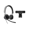 Logitech C925e Webkamera Black + UC-Kompatibilis Zone Wired Headset Black