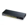 Kép 1/8 - ZyXEL GS1900-10HP v2 8port GbE LAN PoE (70W) 2port GbE SFP smart menedzselhető PoE switch