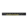 Kép 3/8 - ZyXEL GS1900-10HP v2 8port GbE LAN PoE (70W) 2port GbE SFP smart menedzselhető PoE switch