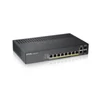 Kép 1/8 - ZyXEL GS1920-8HPv2 8port GbE LAN PoE (130W) 2port Gbe combo RJ45/SFP L2 menedzselhető switch