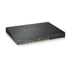Kép 1/7 - ZyXEL XGS1930-28HP 24port GbE LAN PoE (375W) 4port 10GbE SFP+ L2+ menedzselhető switch
