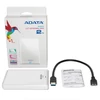 Kép 7/8 - ADATA AHV620S 2,5" 2TB USB3.1 fehér külső winchester