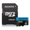 ADATA MicroSD kártya - 32GB microSDXC UHS-I Class10 A1 (R/W: 100/20 MB/s) + adapter