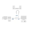 ACT AC7535 HDMI-A male to VGA female adapter with audio Black