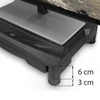 Kép 2/4 - ACT AC8210 Monitor stand extra wide with drawer adjustable height Black