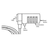 Kép 5/5 - ACT AC9015 Laptop Lock with number lock