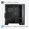 Kép 2/4 - Aerocool Cylon Mini RGB Window Black