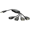 Kép 4/4 - Akyga AK-AD-13 USB 2.0 4 portos elosztó kábel