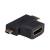 Akyga AK-AD-23 HDMI - miniHDMI - microHDMI 3-as adapter