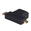 Akyga AK-AD-23 HDMI - miniHDMI - microHDMI 3-as adapter