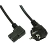 Kép 3/4 - Akyga AK-PC-02A 1,5m IEC C13 90° - CEE 7/7 tápkábel