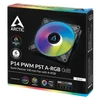 Arctic P14 PWM PST A-RGB 0dB Semi-Passive Fan Black