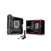 Asus Alaplap - Intel ROG STRIX B860-I GAMING WIFI s1851 (B860, 2xDDR5 9066+MHz, 4xSATA3, 2xM.2, HDMI+DP+Thunderbolt4)