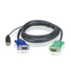 Kép 2/2 - ATEN 2L-5203U KVM Kábel USB VGA 3m