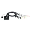 Kép 1/8 - ATEN CS22H 2-Port USB 4K HDMI Cable KVM Switch with Remote Port Selector