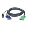 Kép 2/2 - ATEN 2L-5202U KVM Kábel USB VGA 1,8m