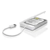 Axagon ADSA-1S USB 2.0 fehér külső HDD/SSD ház